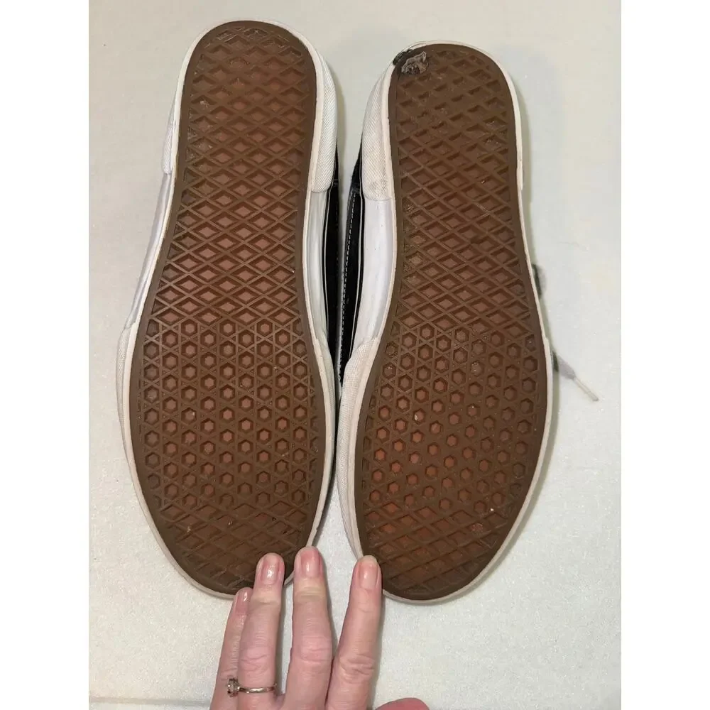 Vans Men's Bearcat Low Top Skate Sneaker Shoes Charcoal Black White 11 EU44.5